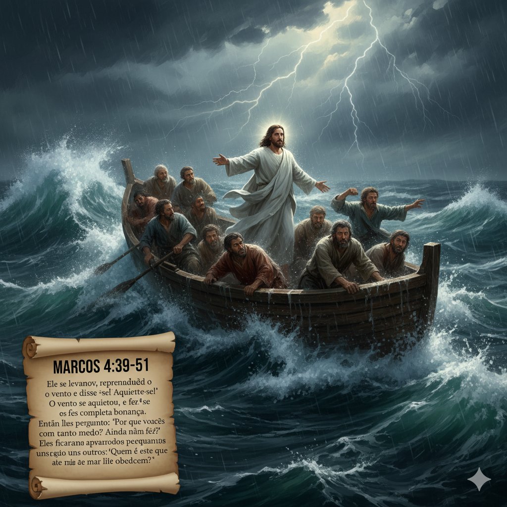 Jesus e a Tempestade no Mar – Parte III
