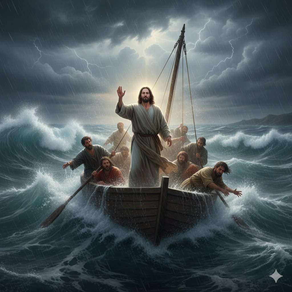 Jesus e a Tempestade no Mar – Parte I